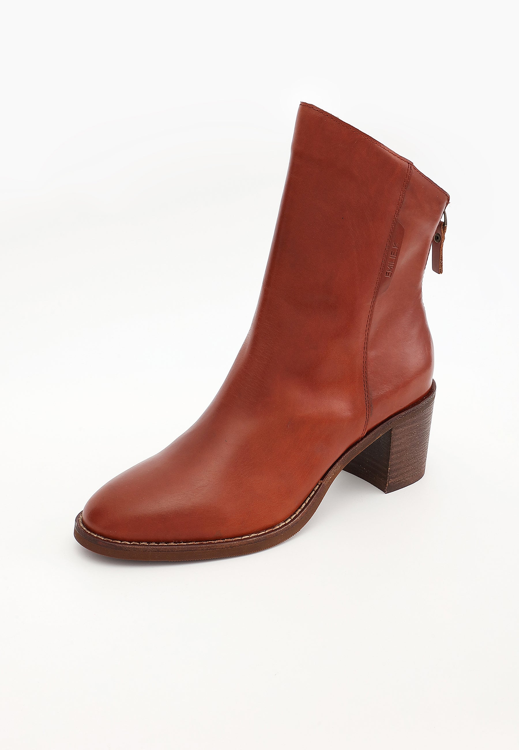 BOTTINES OXALYS - CAMEL LISSE