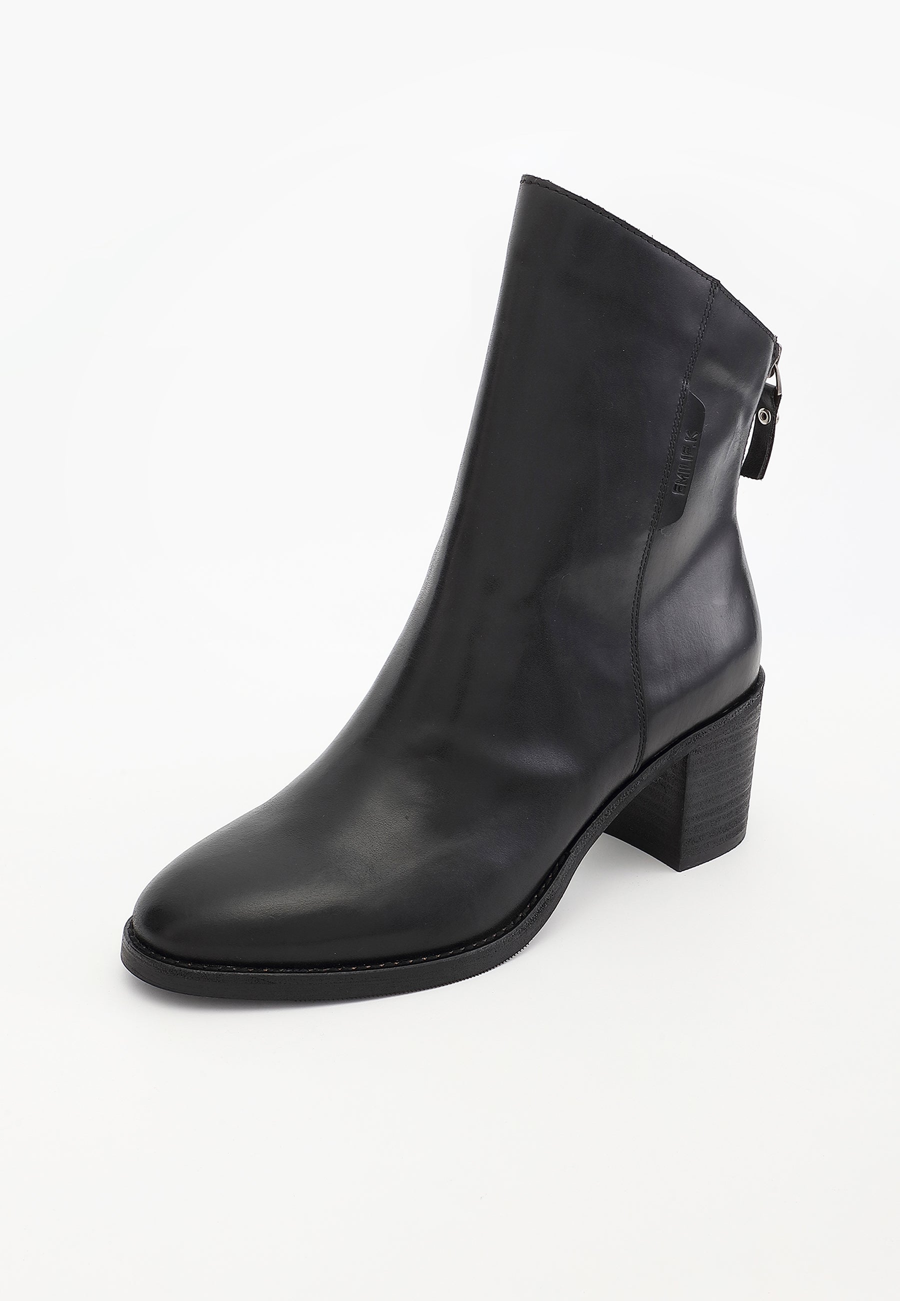 BOTTINES OXALYS - NOIR LISSE