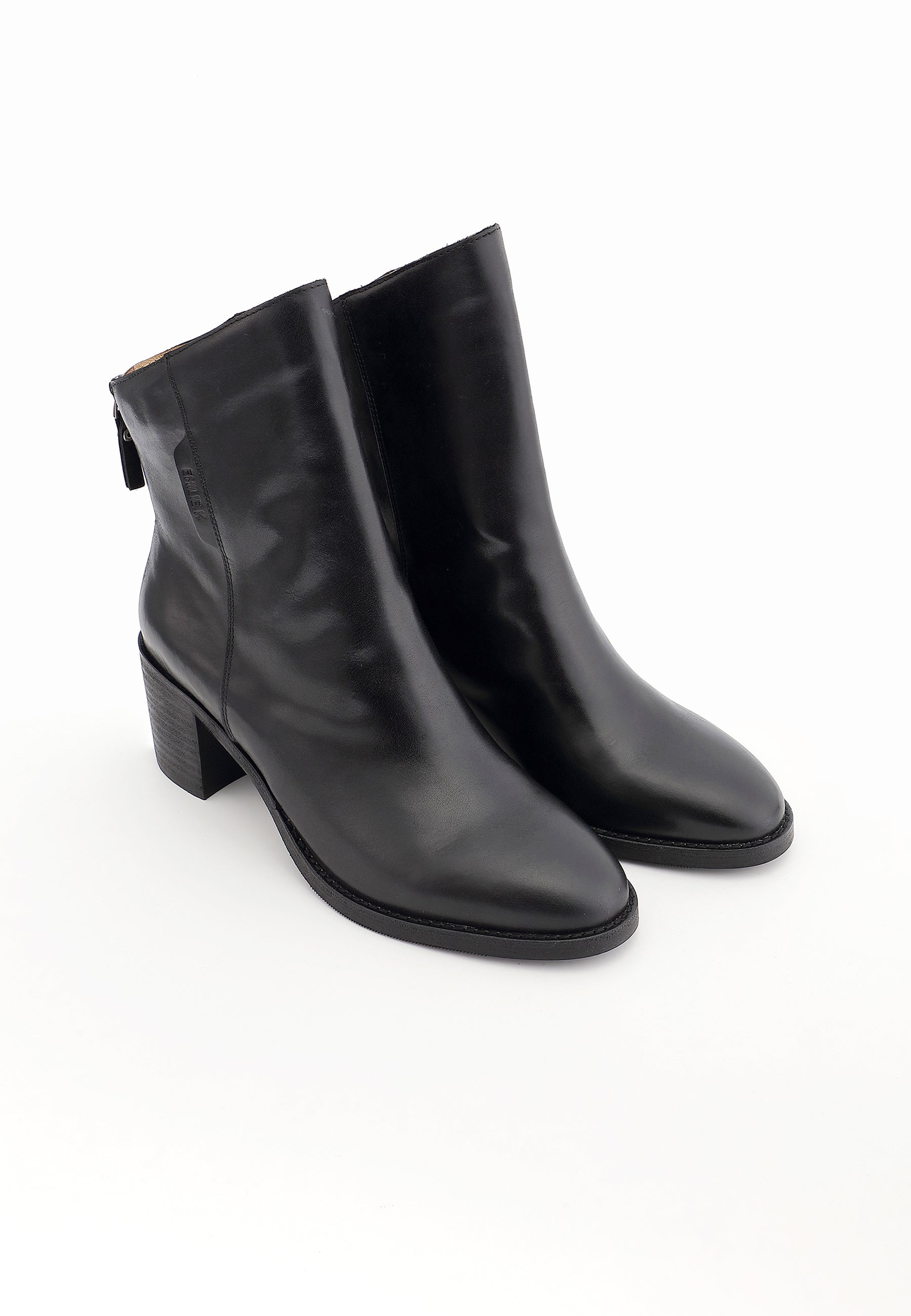 BOTTINES OXALYS - NOIR LISSE