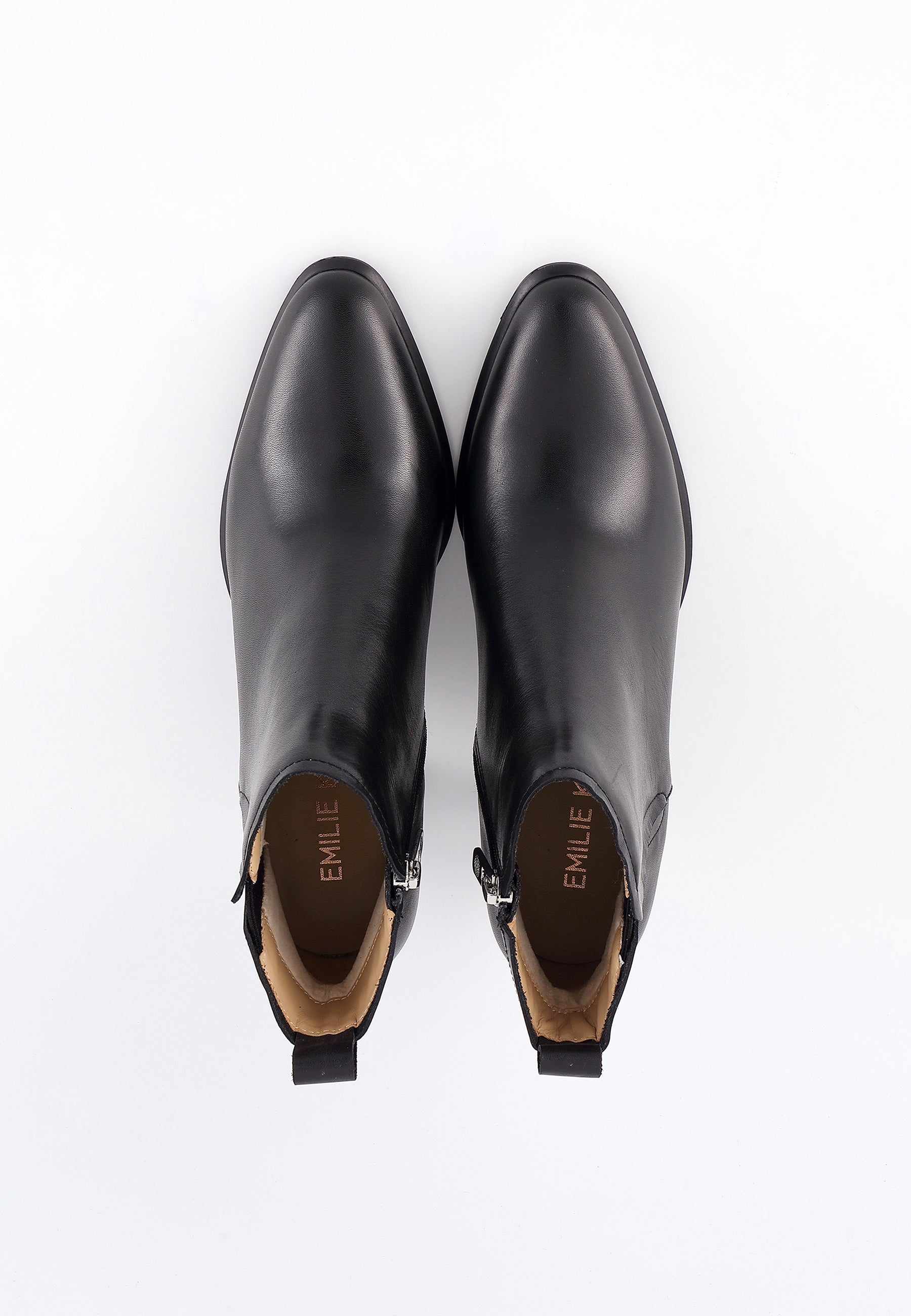 BOTTINES OXALYS - NOIR LISSE