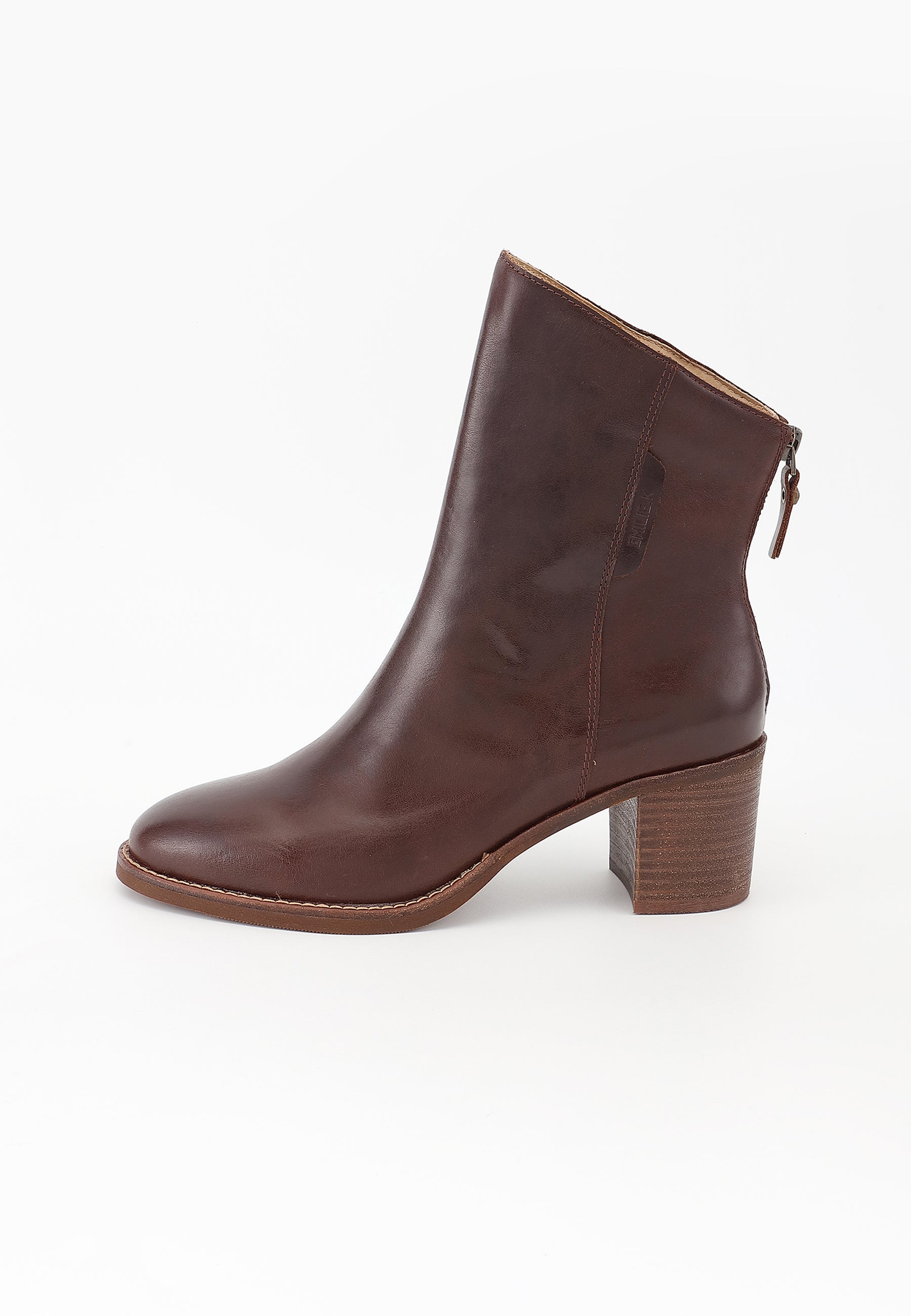 BOTTINES OXALYS - COGNAC LISSE