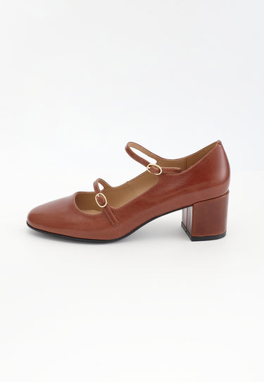 ESCARPINS PIVOINE - COGNAC