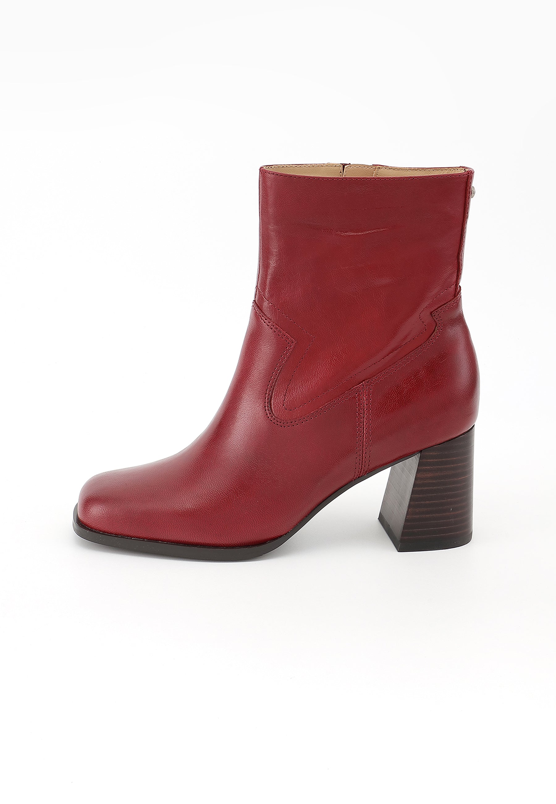 SABRINA ANKLE BOOTS - BURGUNDY