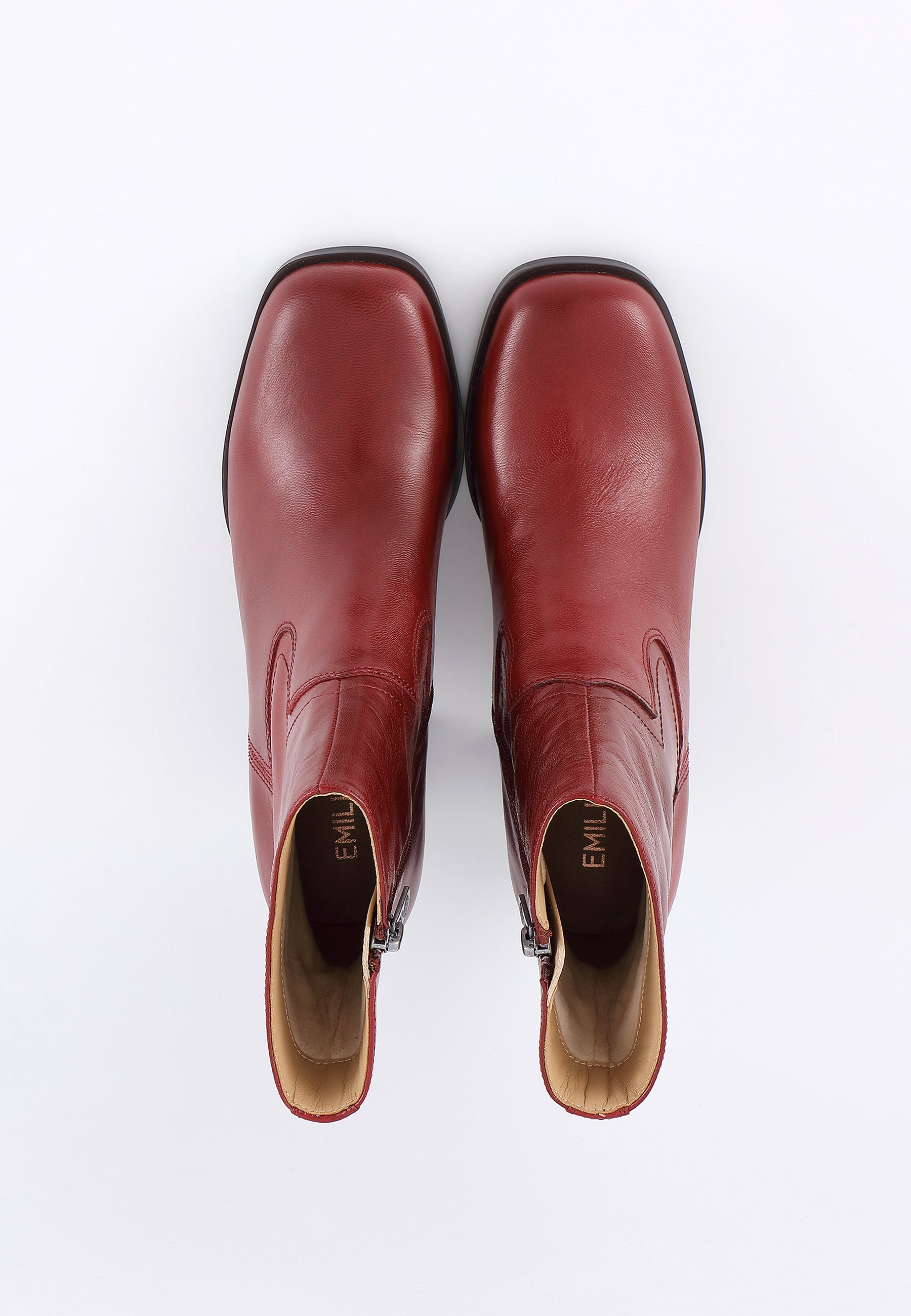 SABRINA ANKLE BOOTS - BURGUNDY