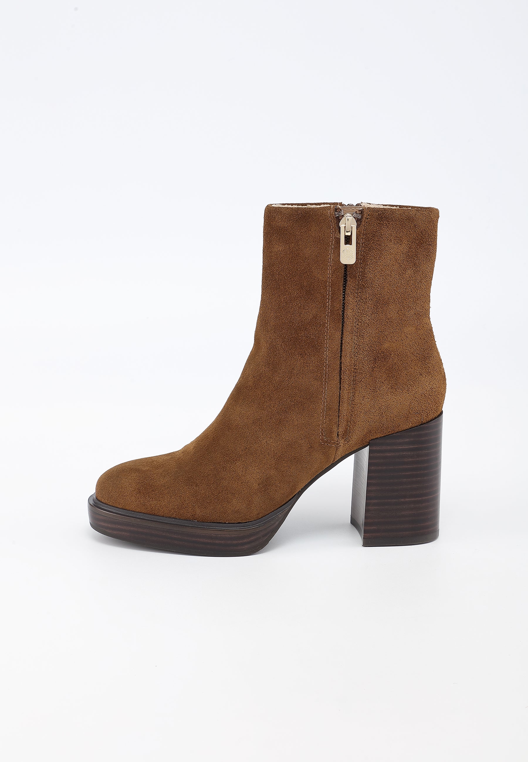 BOTTINES SOLAIA - CAMEL