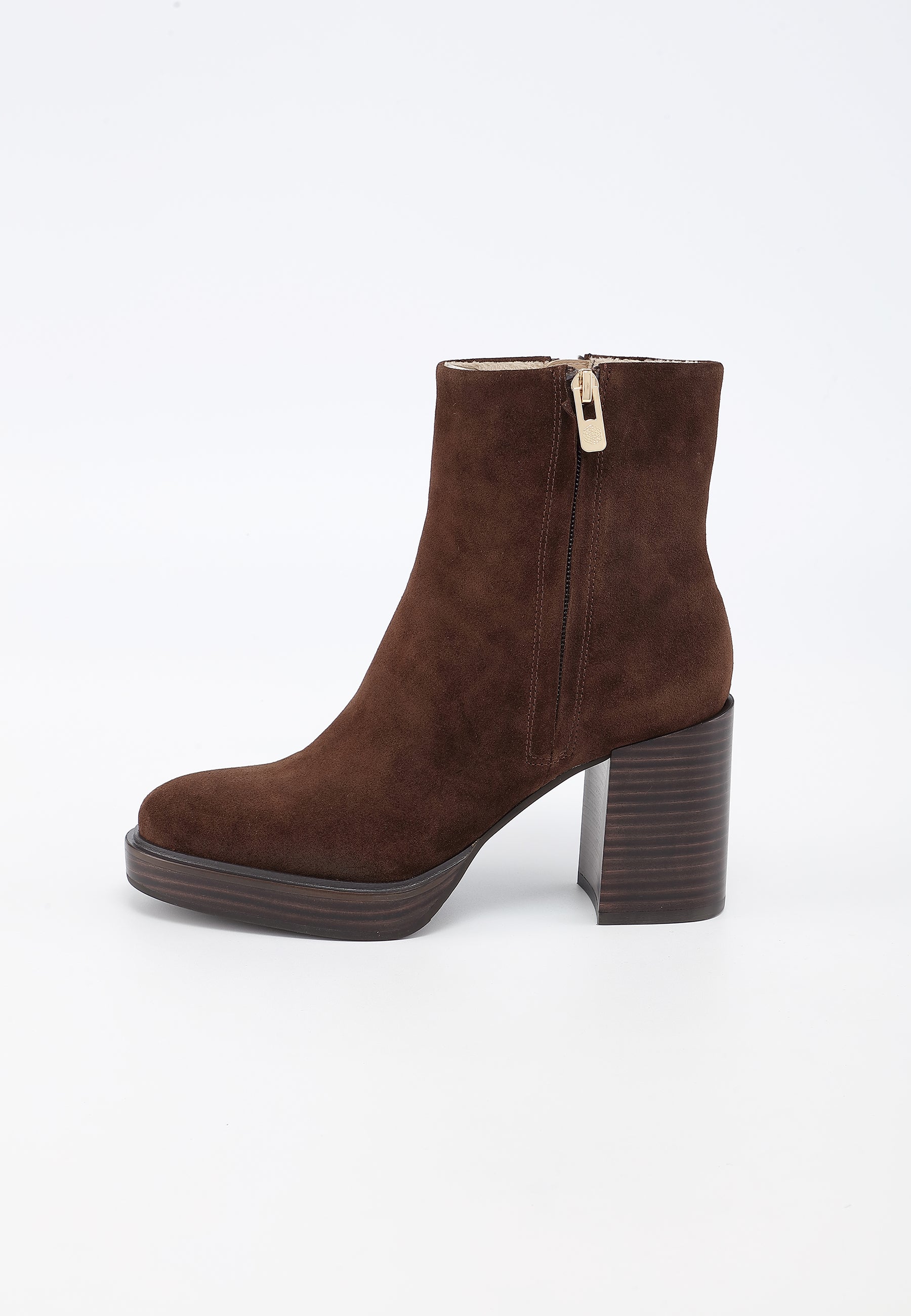 BOTTINES SOLAIA - MARRON