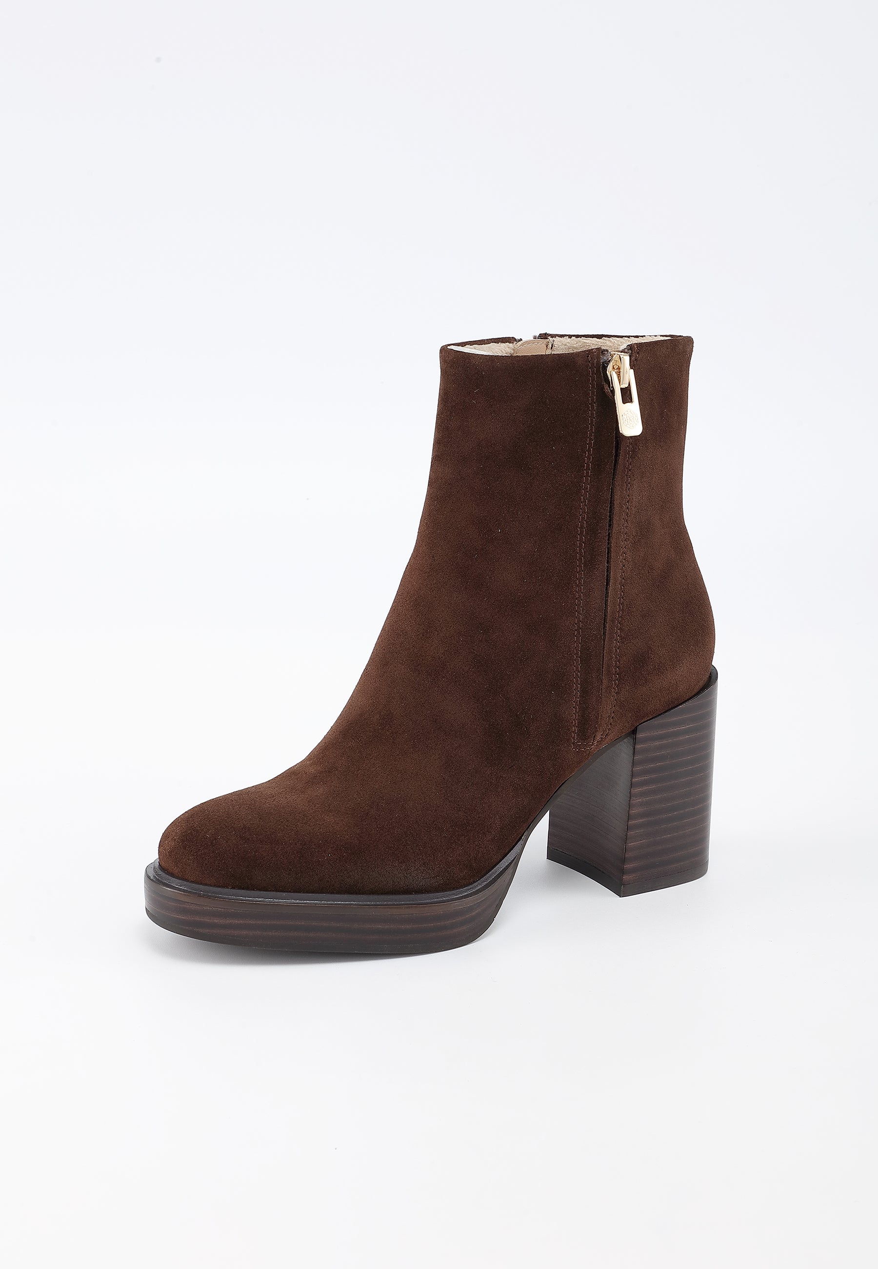 BOTTINES SOLAIA - MARRON