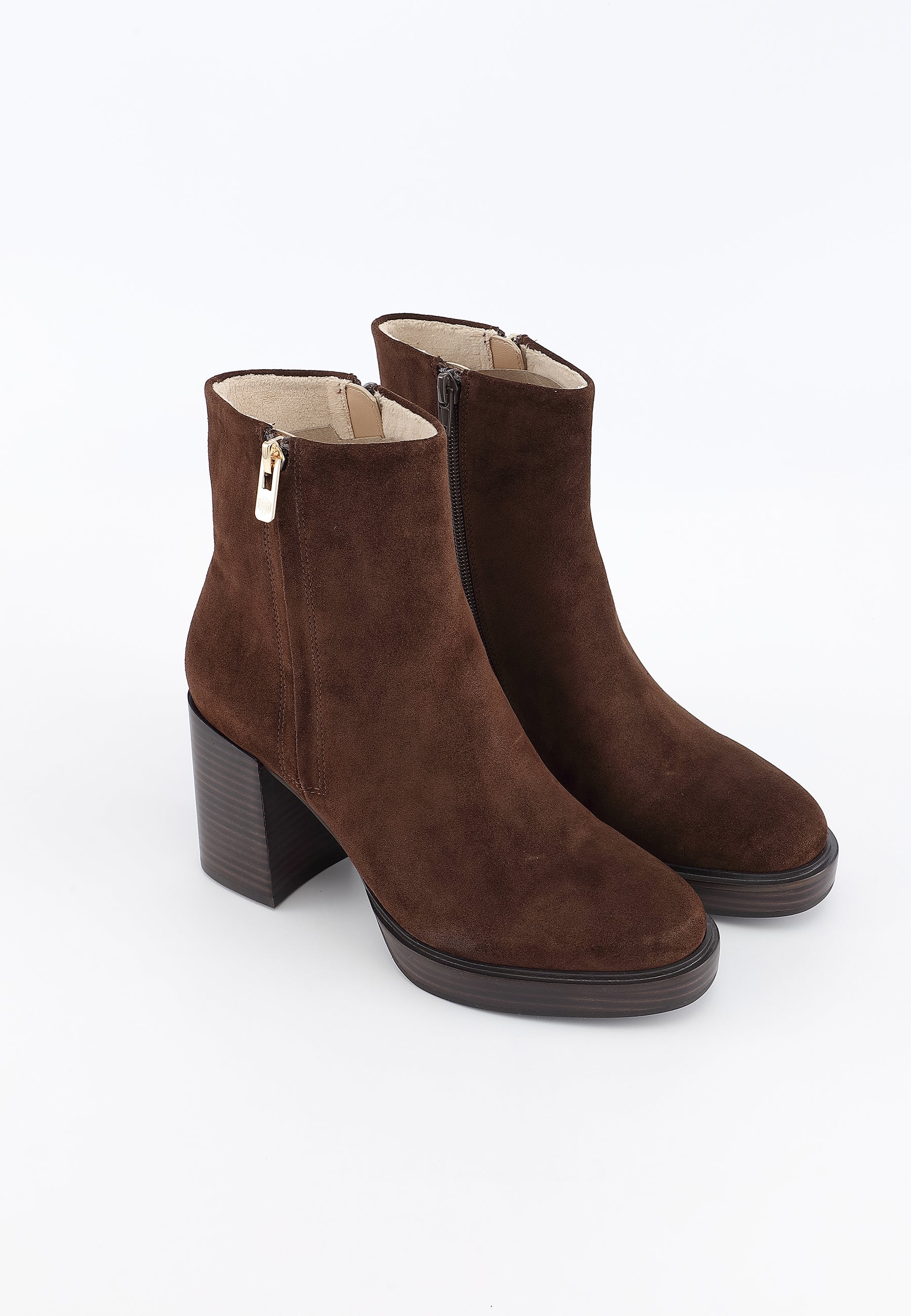 BOTTINES SOLAIA - MARRON