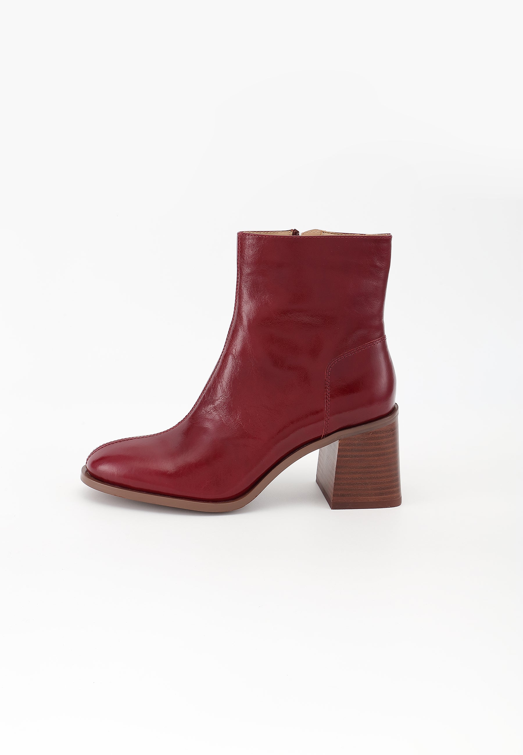BOTTINES VICTORIA - BORDEAUX
