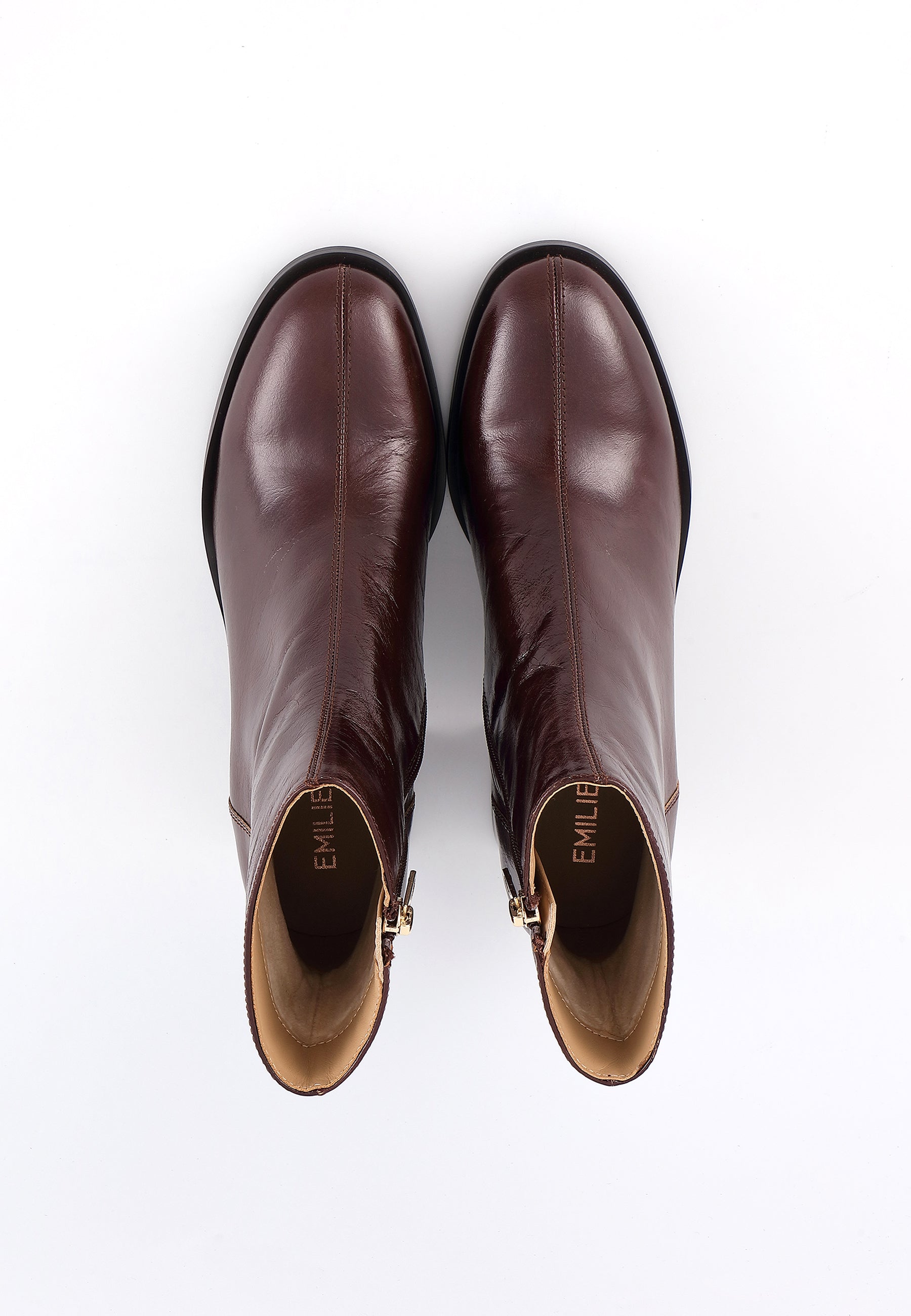 VICTORIA ANKLE BOOTS - BROWN