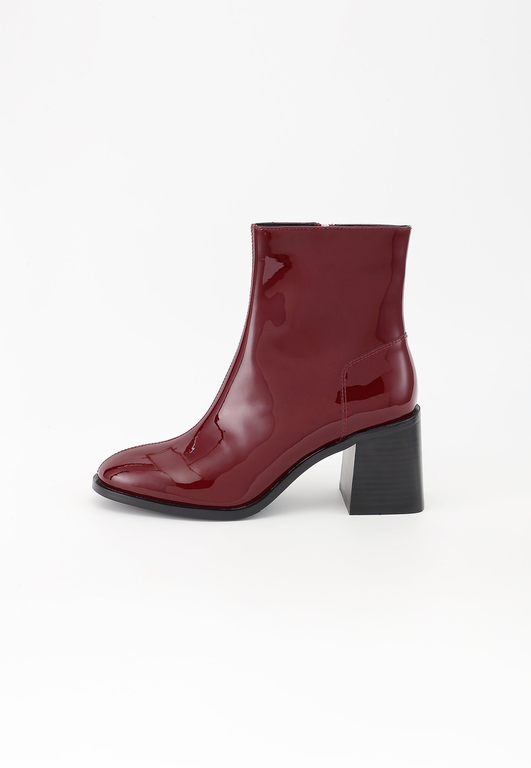 BOTTINES VICTORIA - VERNI BORDEAUX