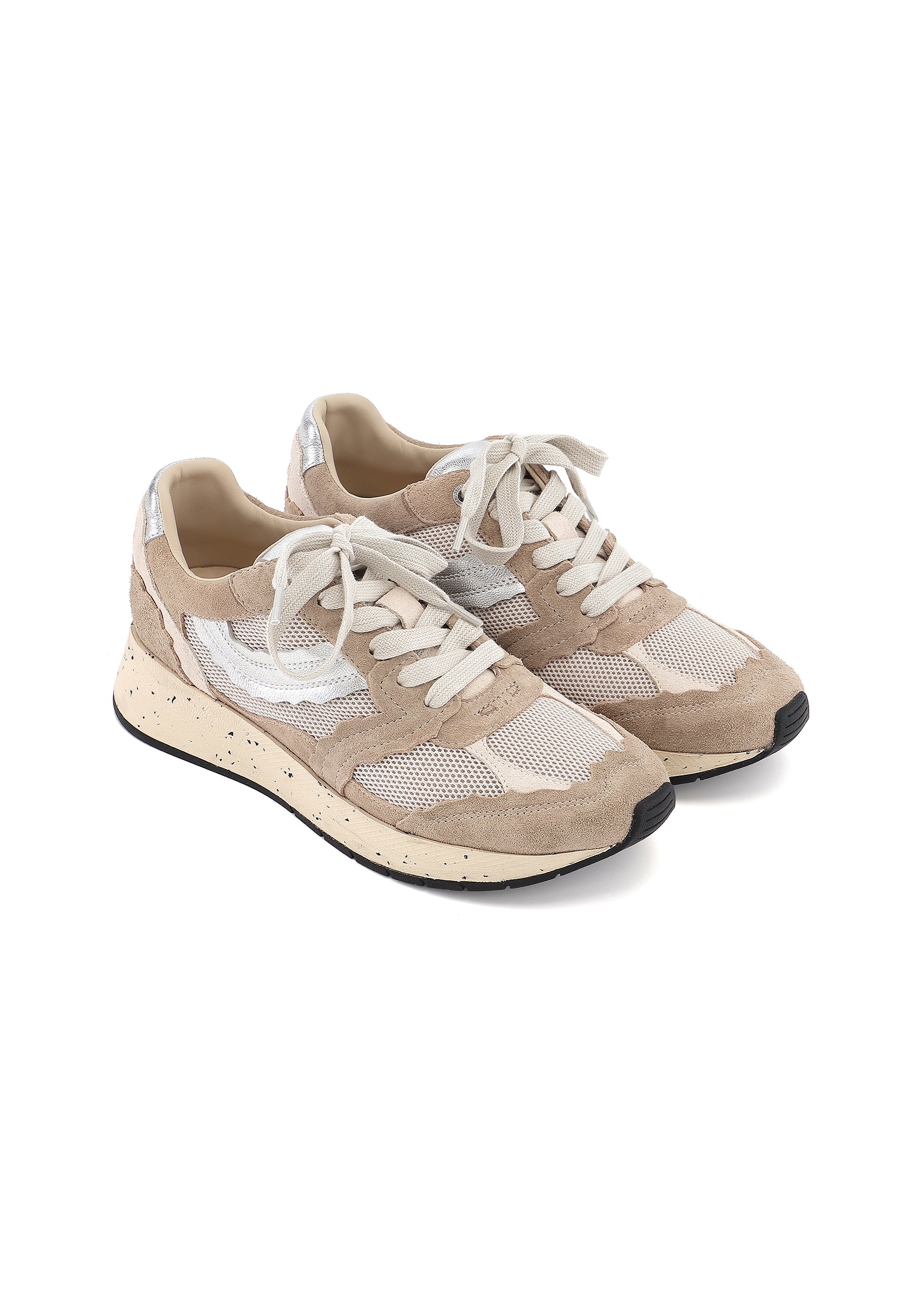 ASTRA - Baskets Urbaines à Plateforme Blanc/Beige