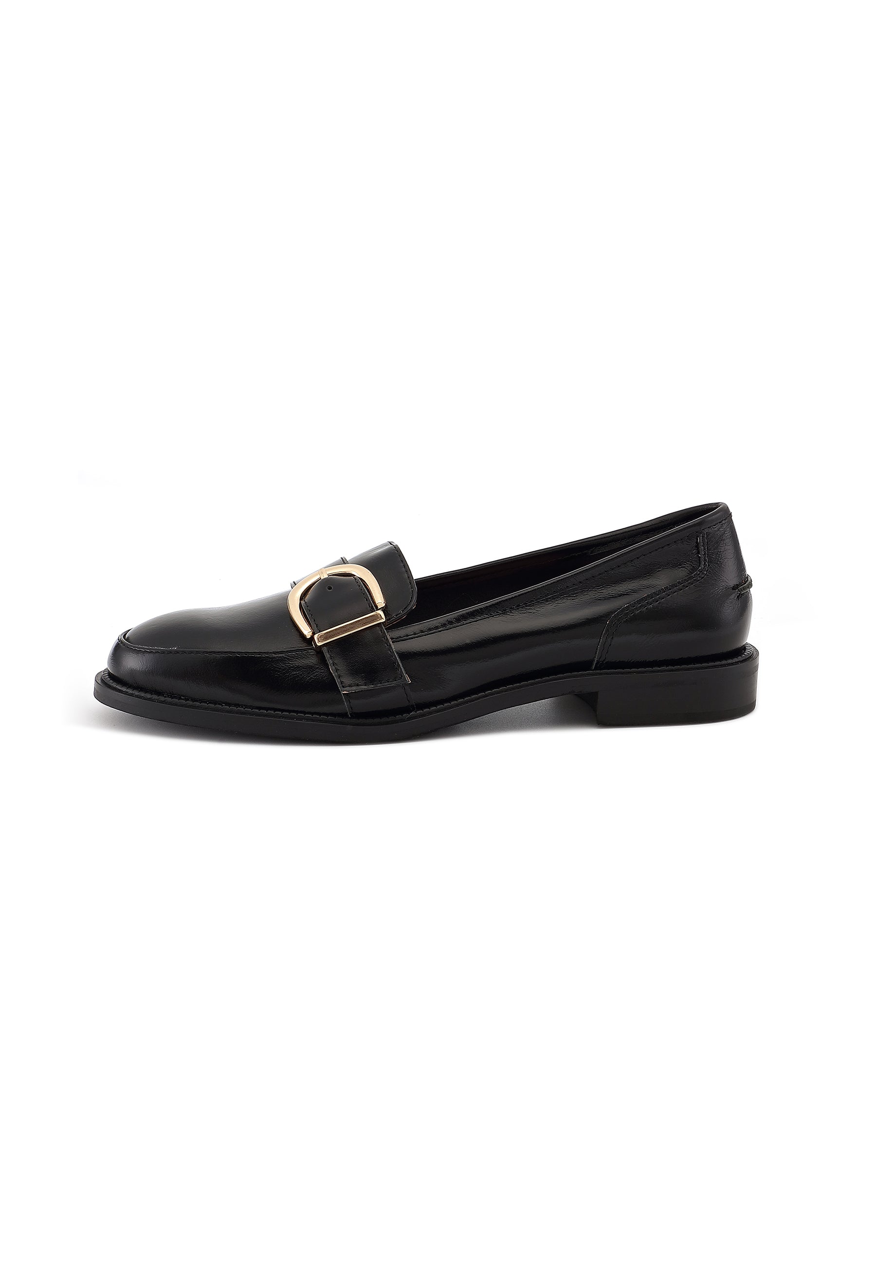 CASSIDY - Mocassin en cuir Noir