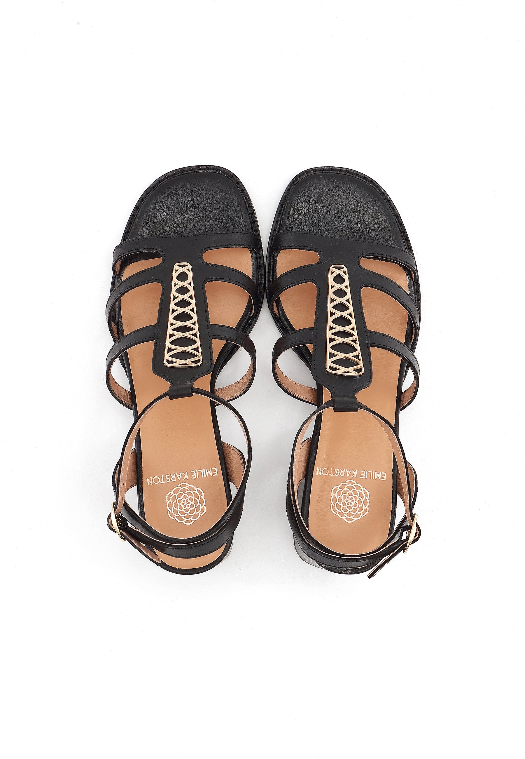 CATALINA - Sandales à talons élégantes Noir