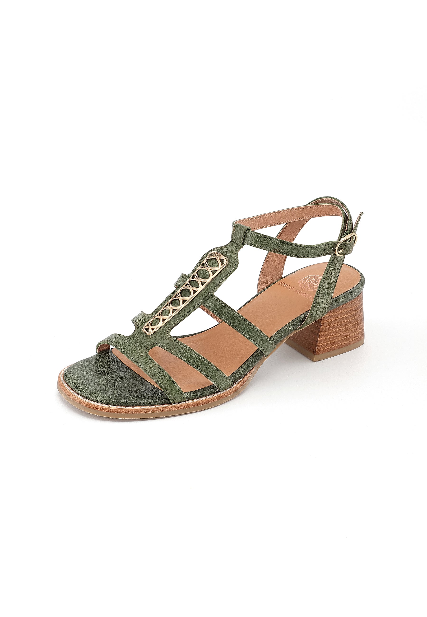 CATALINA - Sandales à talons élégantes Vert
