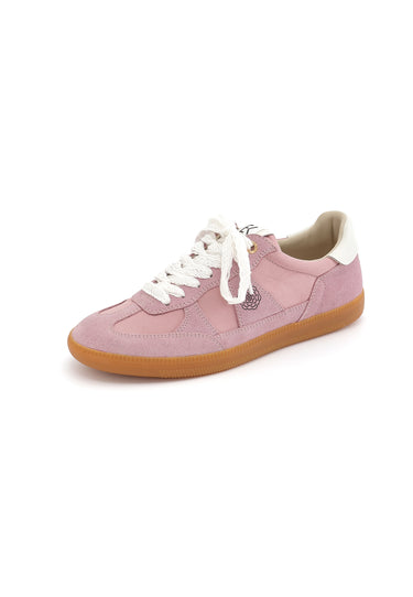 CHERRY - Baskets en cuir Rose/Parme