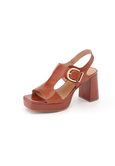 COURTNEY - Sandales à talons Marron