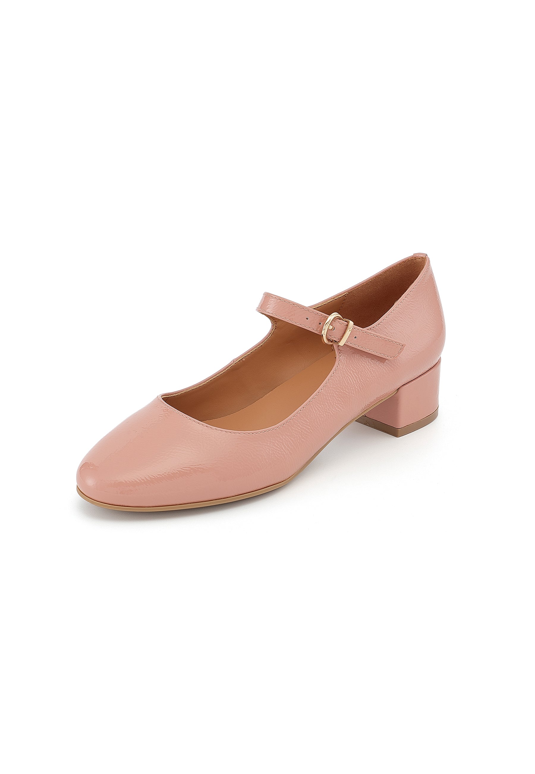 DORIE - Escarpins en Cuir Rose