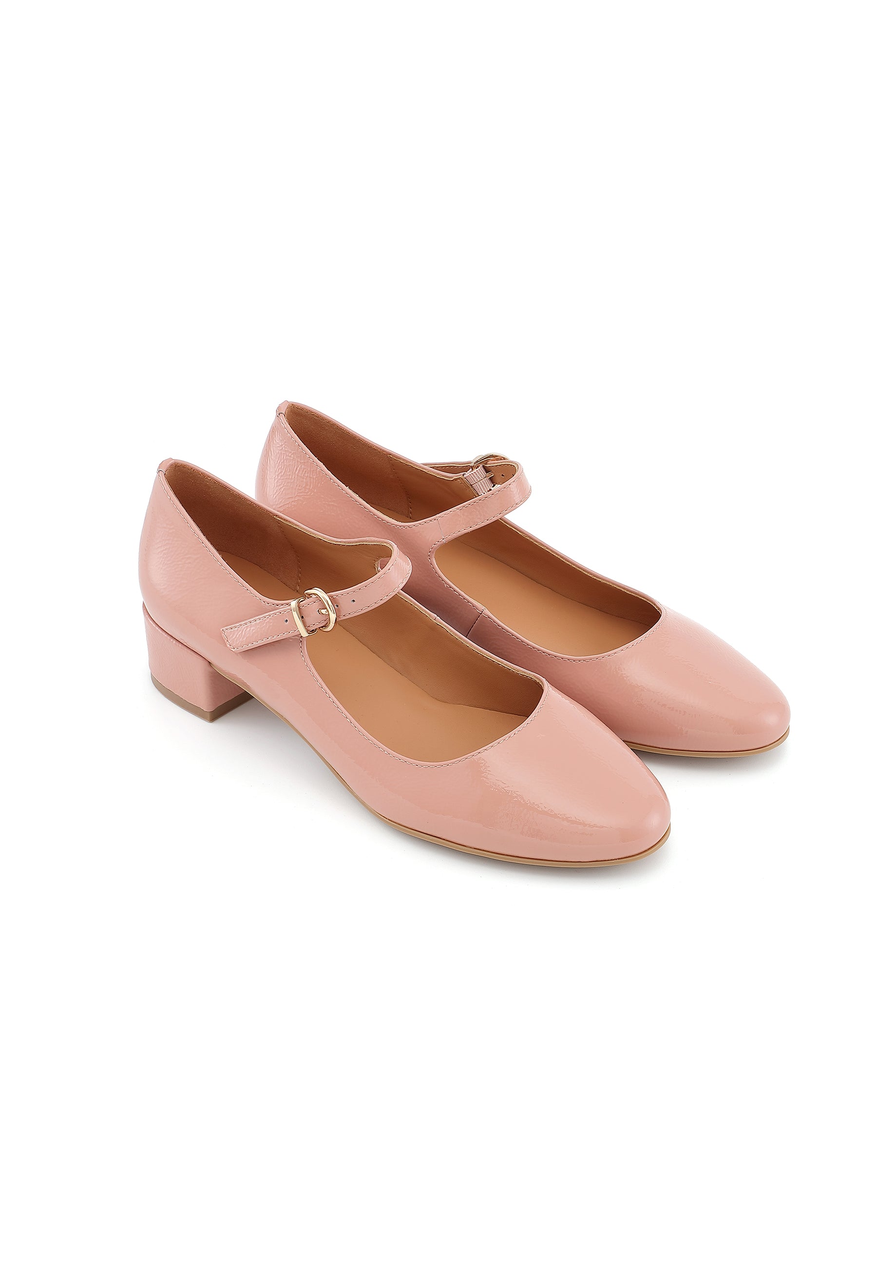 DORIE - Escarpins en Cuir Rose