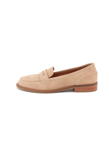IXIA - Mocassins en cuir Beige