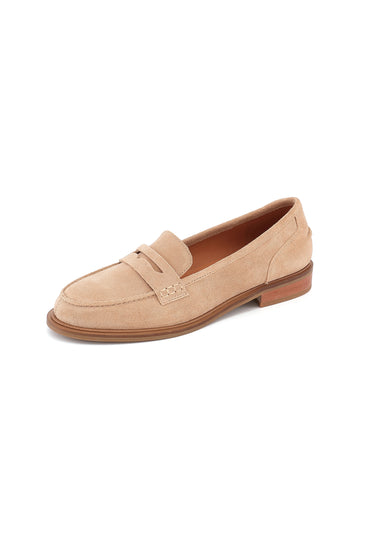 IXIA - Mocassins en cuir Beige