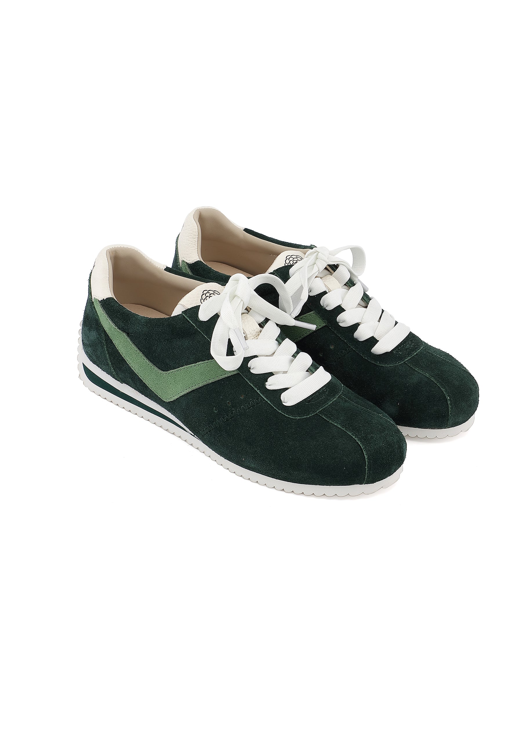 KANO - Baskets en cuir Vert