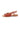 LENNON - Sandales en Cuir Orange Sanguine
