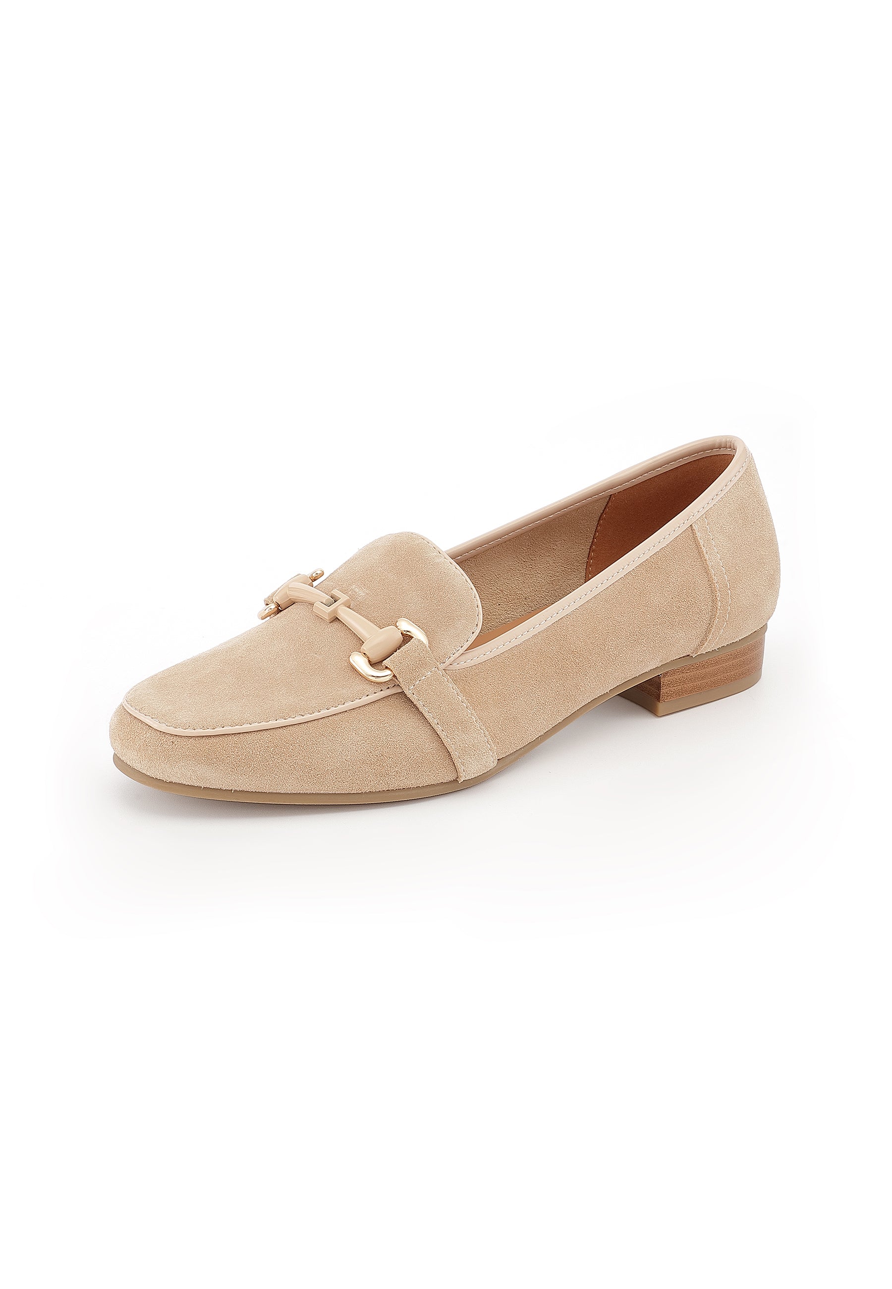 MARCIA - Mocassin en cuir Beige