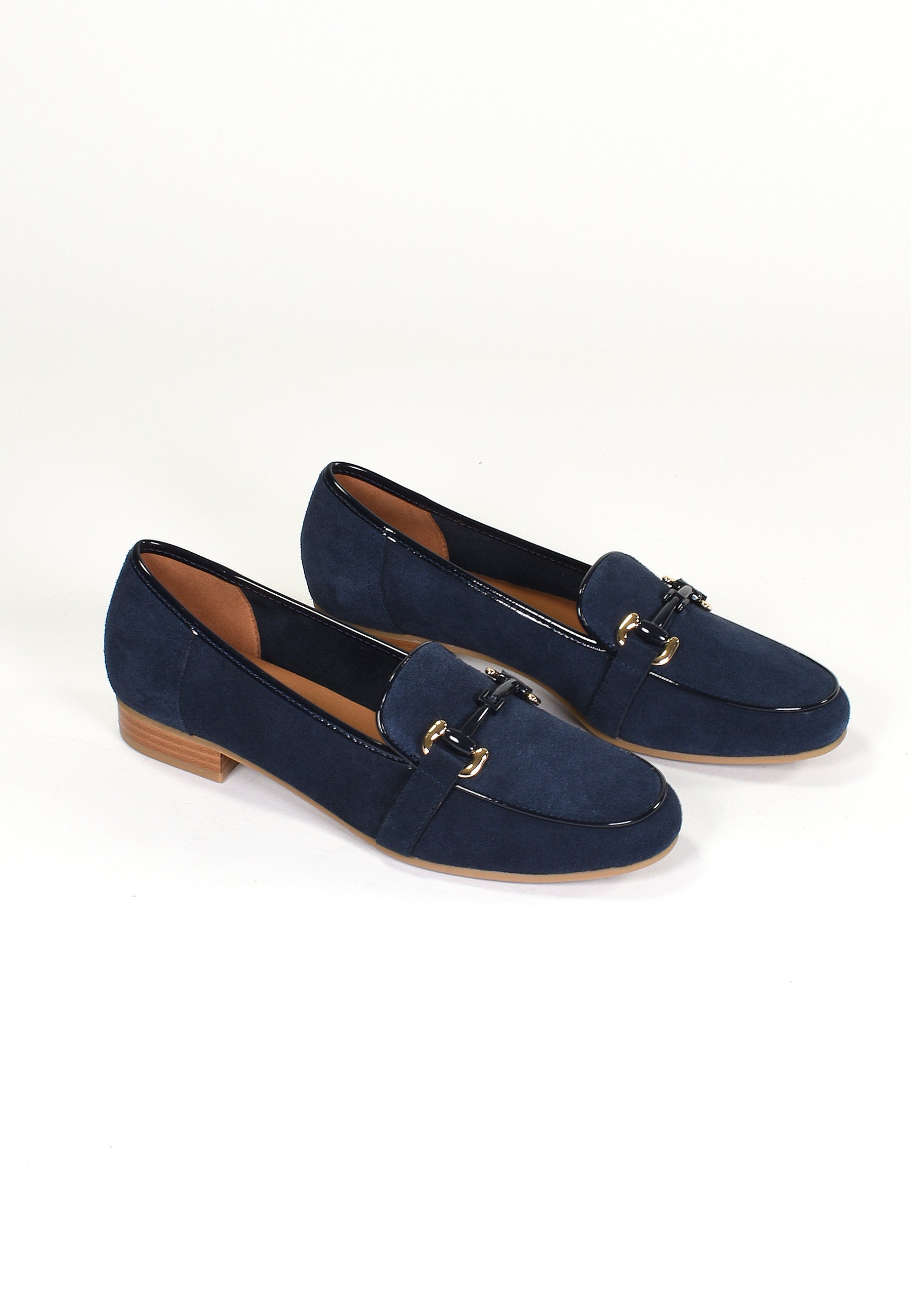 MARCIA - Mocassin en cuir Marine