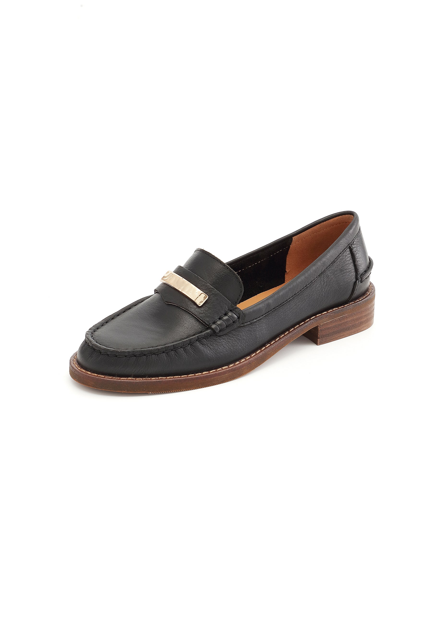 MARGOT - Mocassins en cuir Noir