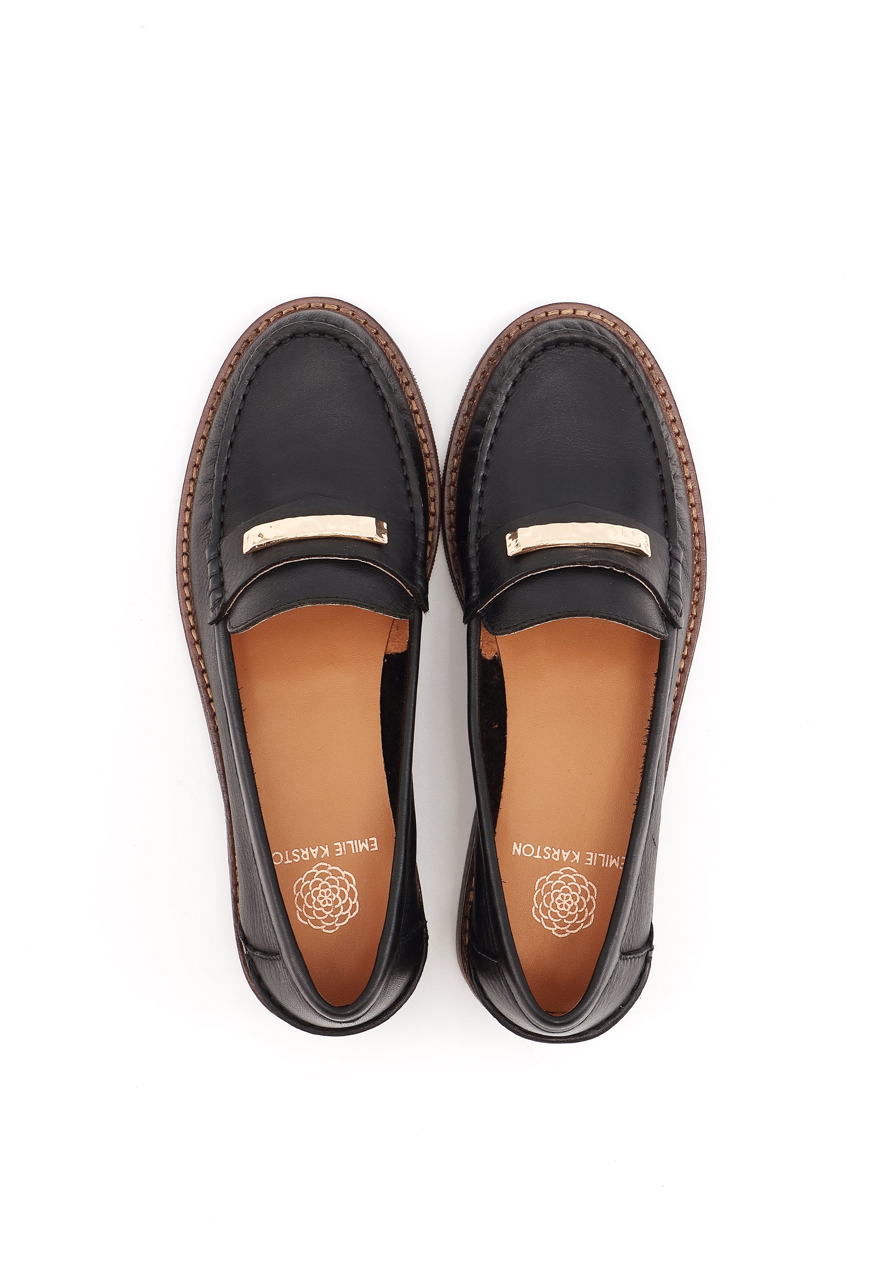 MARGOT - Mocassins en cuir Noir