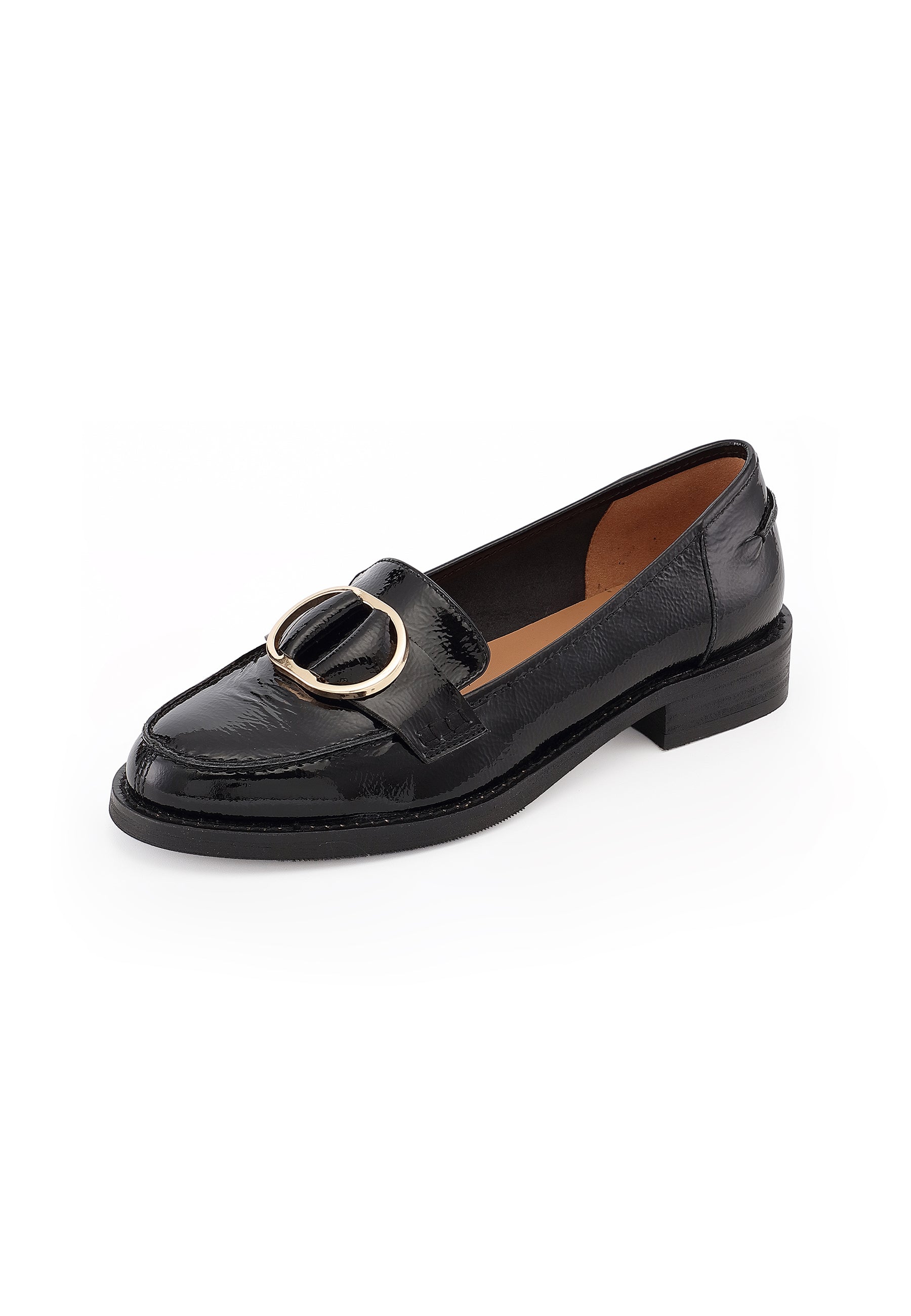 NORA - Mocassins en cuir Noir