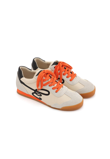 RAFAELLE - Baskets en cuir Noir