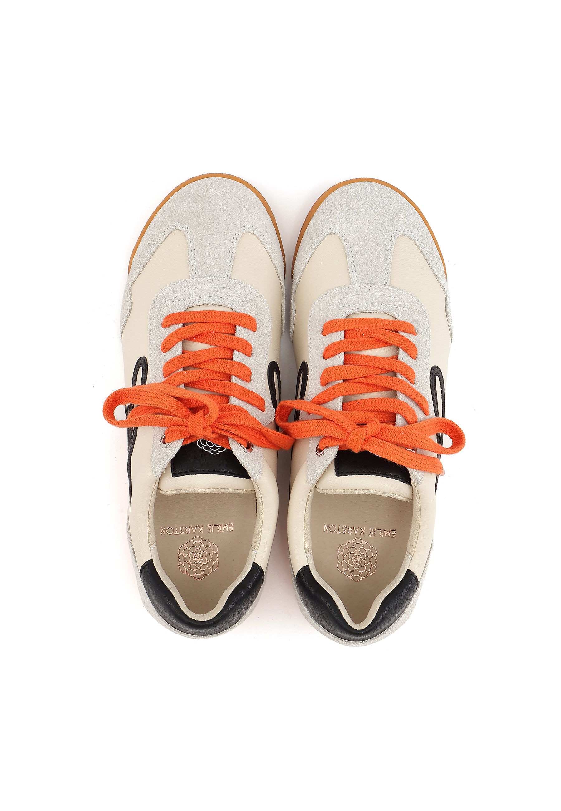 RAFAELLE - Baskets en cuir Noir