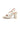 SUZANNA - Sandales à Talons en cuir Or/Platine