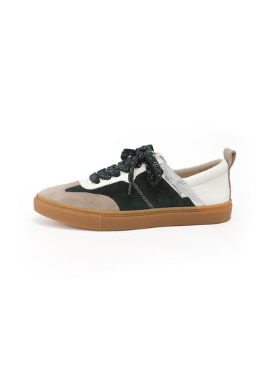 TAIS - Baskets en cuir vert