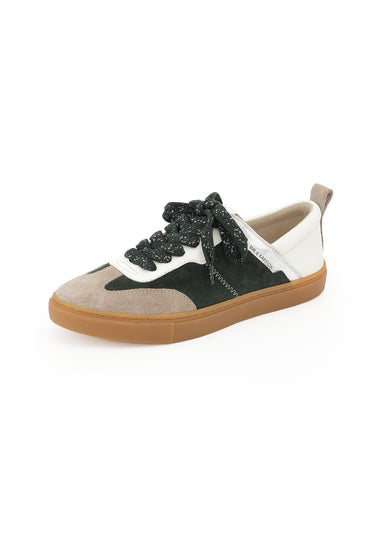 TAIS - Baskets en cuir vert