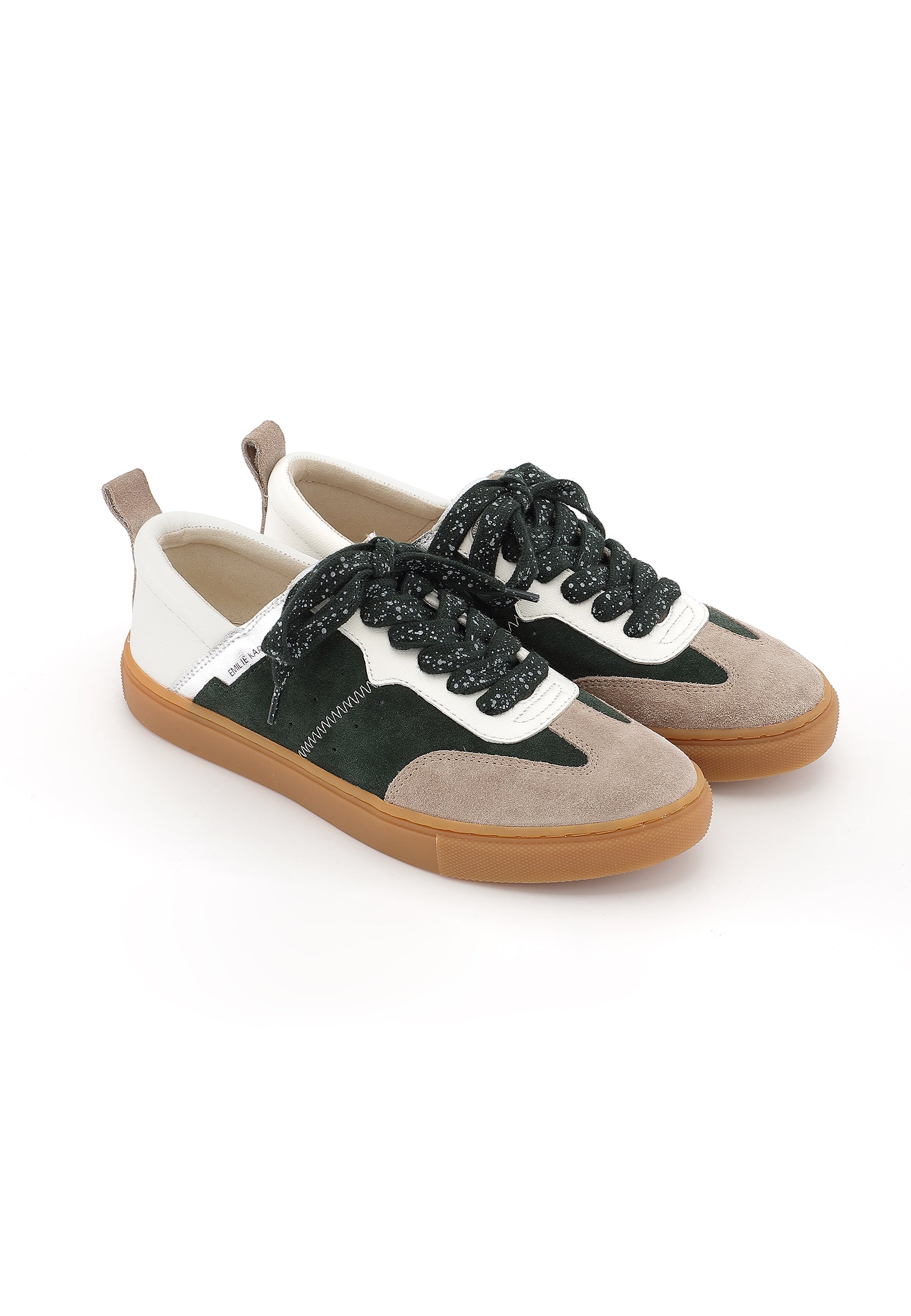 TAIS - Baskets en cuir vert