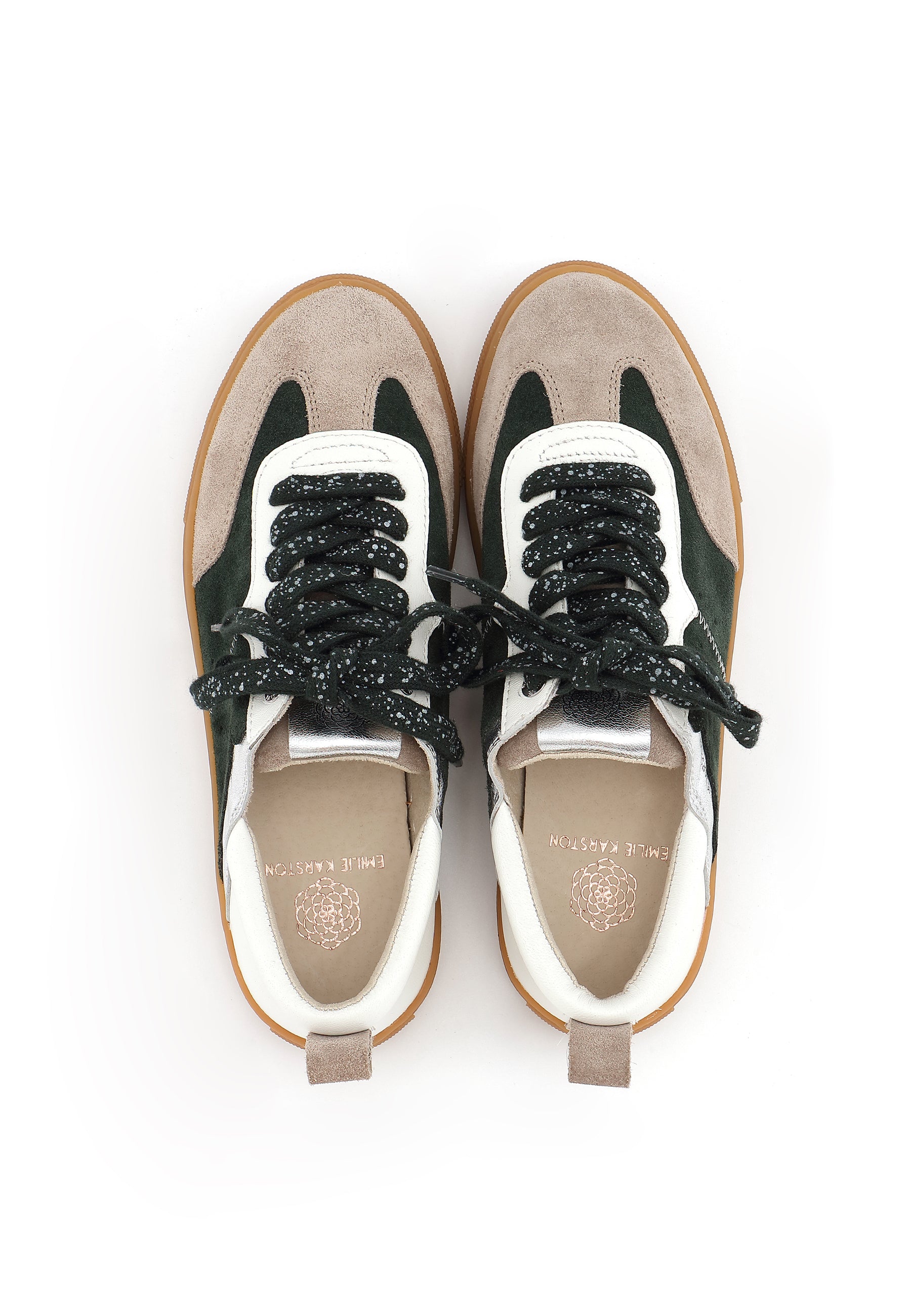 TAIS - Baskets en cuir vert