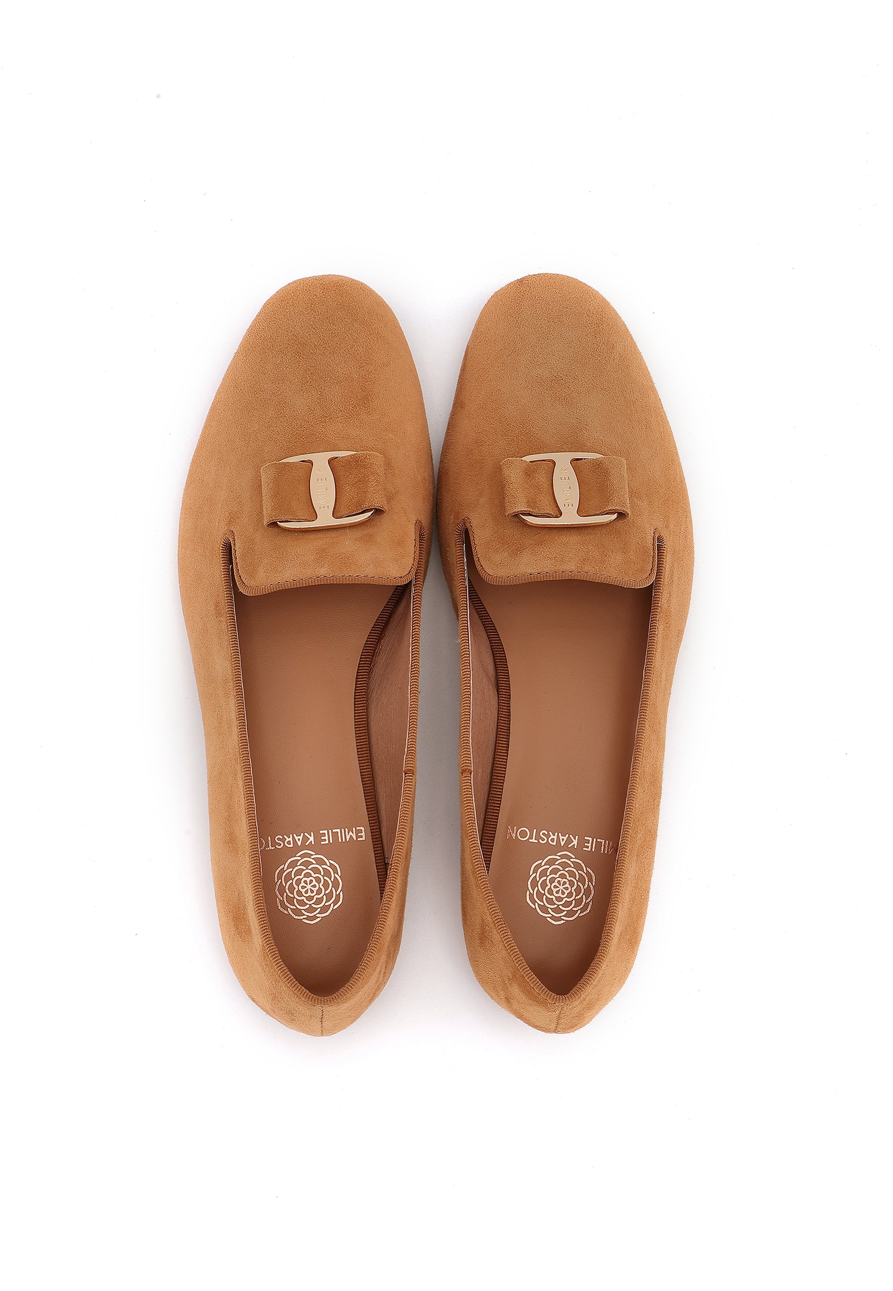 YUNI - Mocassins en cuir Camel à boucle