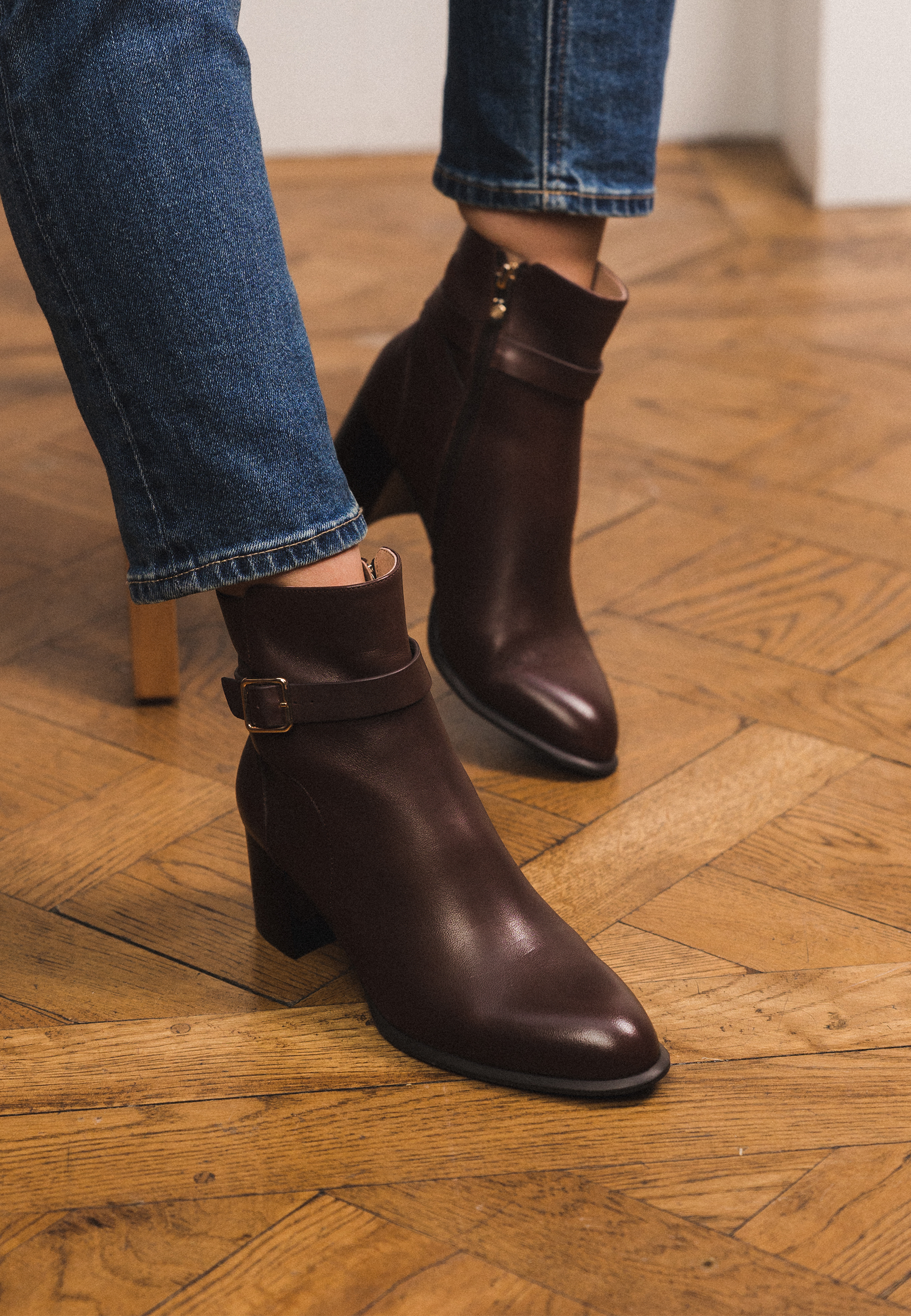BOTTINES NEMA - Marron