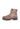 DANE - Bottines Crantées en Croûte de Cuir Taupe