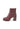 DONNA - Bottines à Plateforme en Cuir Marron