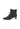 MAY - Bottines Pointues à Petit Talon en Cuir Noir