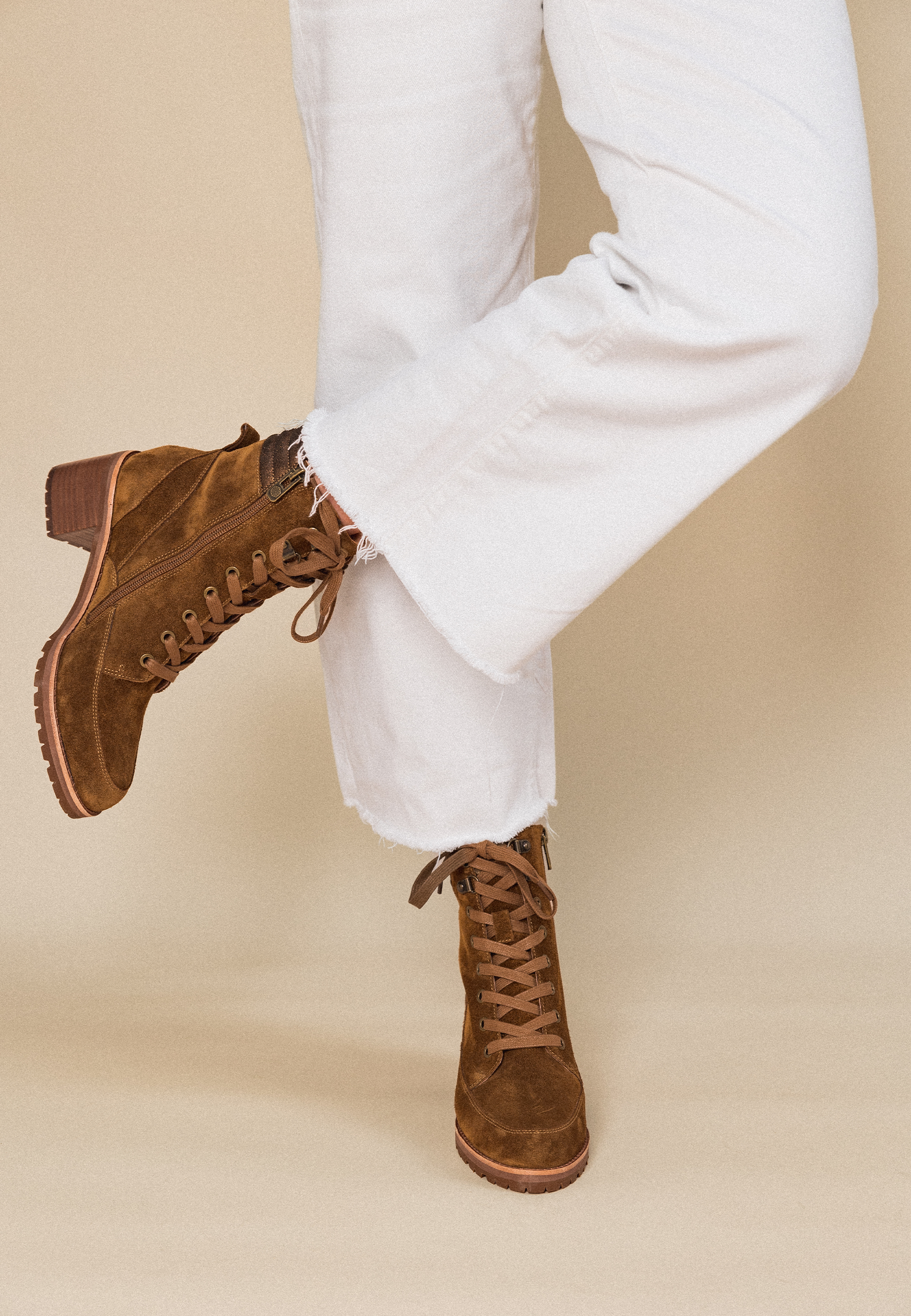 BOTTINES TEVY - Camel