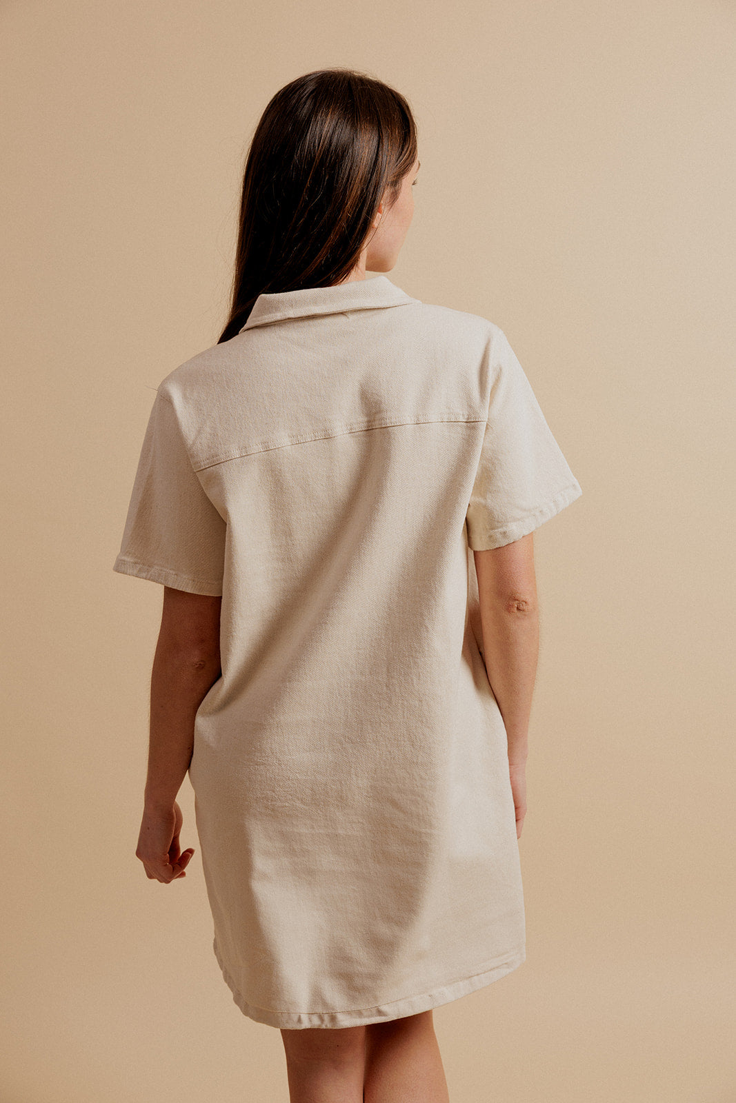 ADELINE DRESS - BEIGE