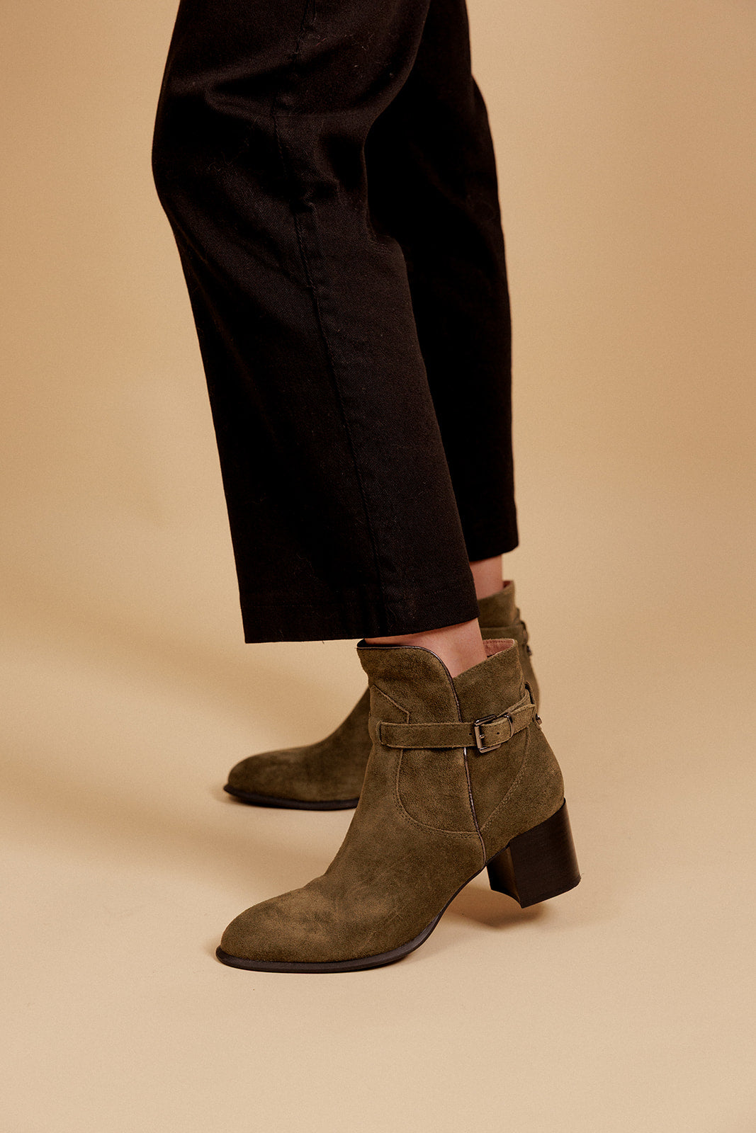 NEPAL ANKLE BOOTS - Khaki