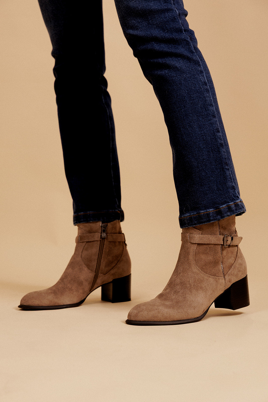 NEPAL ANKLE BOOTS - Taupe