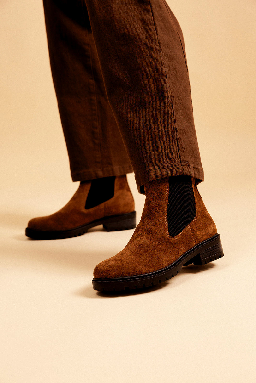 AMALINE ANKLE BOOTS - CAMEL