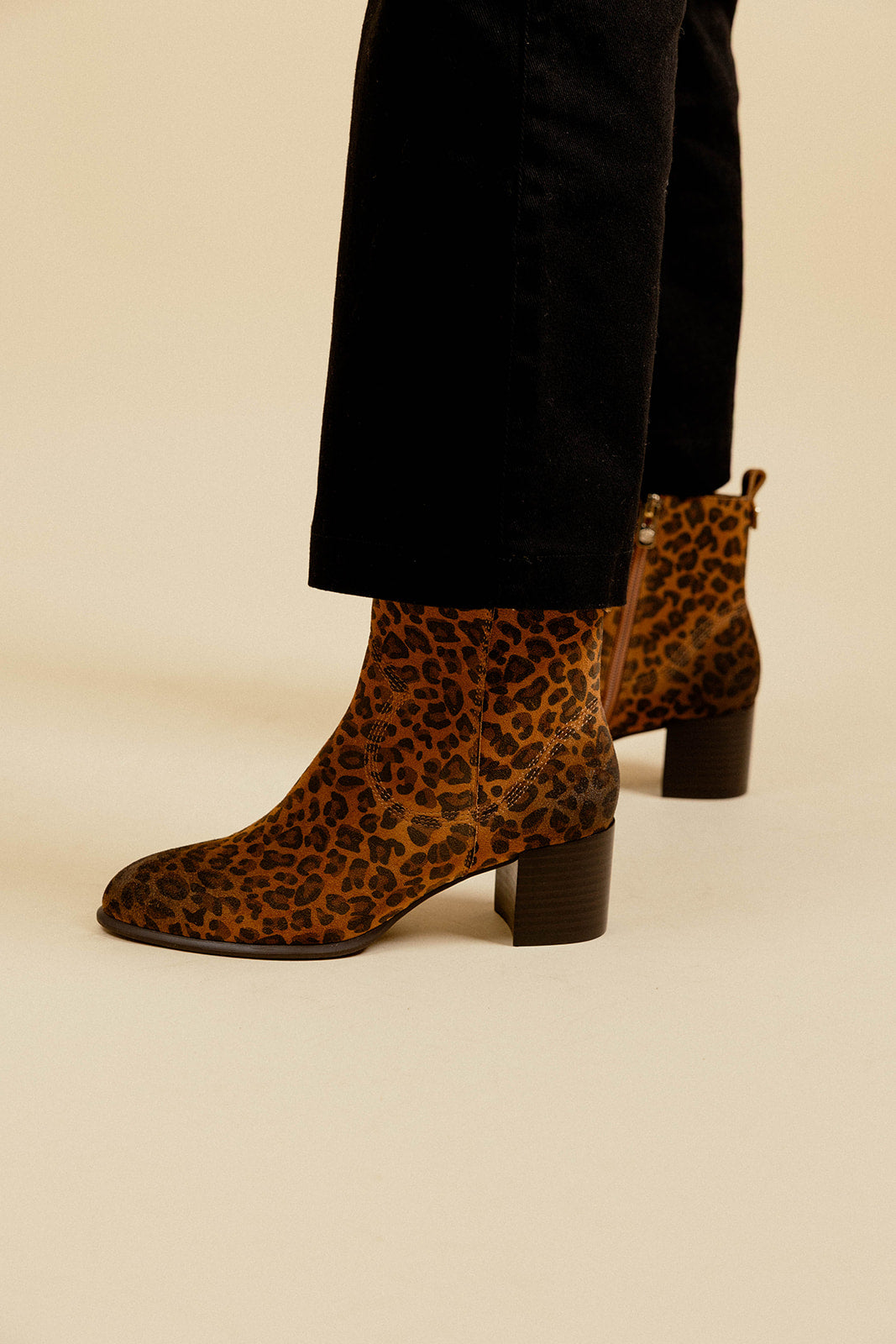 BOTTINES AURELIE - LÉOPARD